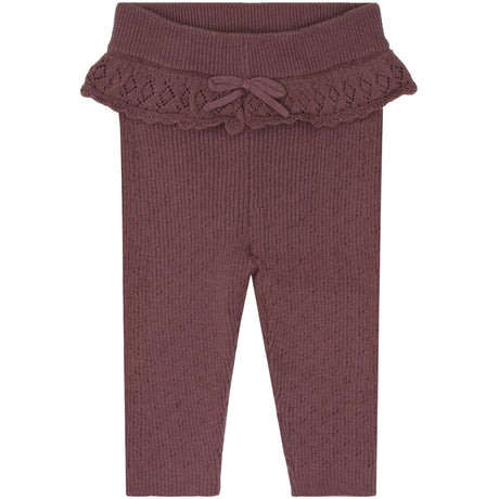 Hust & Claire Plum Lisa Stickad Rib
