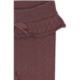 Hust & Claire Plum Lisa Stickad Rib