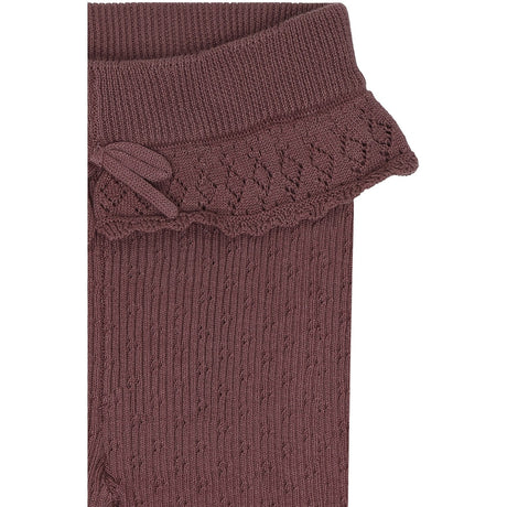 Hust & Claire Plum Lisa Stickad Rib