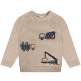 Hust & Claire Beige Melange Pelle Trucks