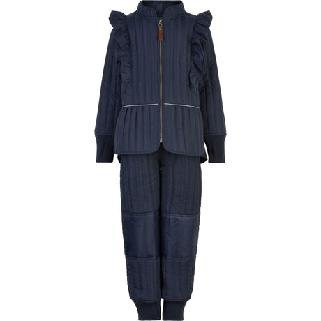 En Fant Blue Night Termisk Sett Girl - Solid