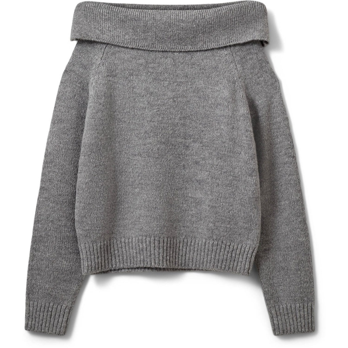 Sofie Schnoor Dark Grey Melange Sawasy Stickad