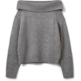 Sofie Schnoor Dark Grey Melange Sawasy Stickad