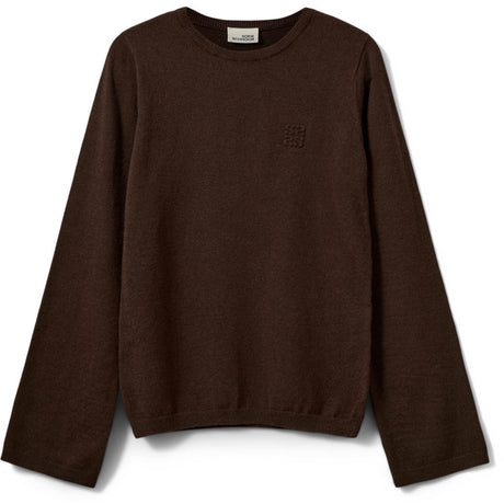 Sofie Schnoor Dark Brown Vivosy Stickad