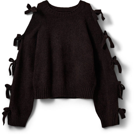 Sofie Schnoor Dark Brown Permelisy Stickad