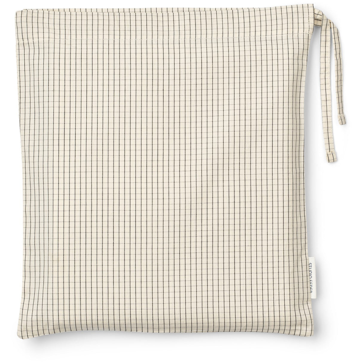 Studio Feder Creme Black Plaid Sängkläder Percale