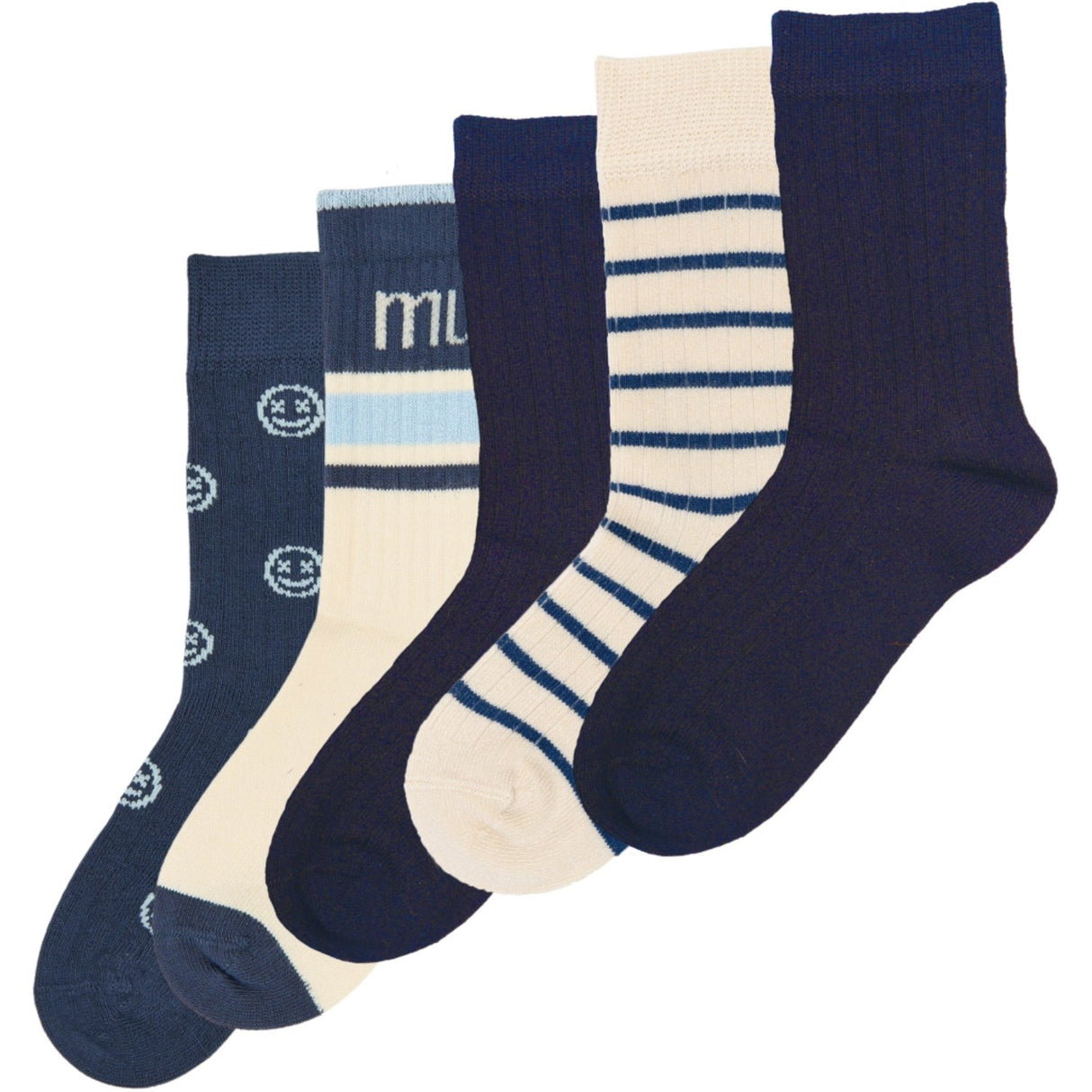 minipop® Navy Mac Bambu Strumpor 5-Pack