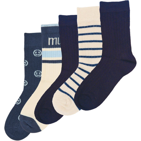 minipop® Navy Mac Bambu Strumpor 5-Pack