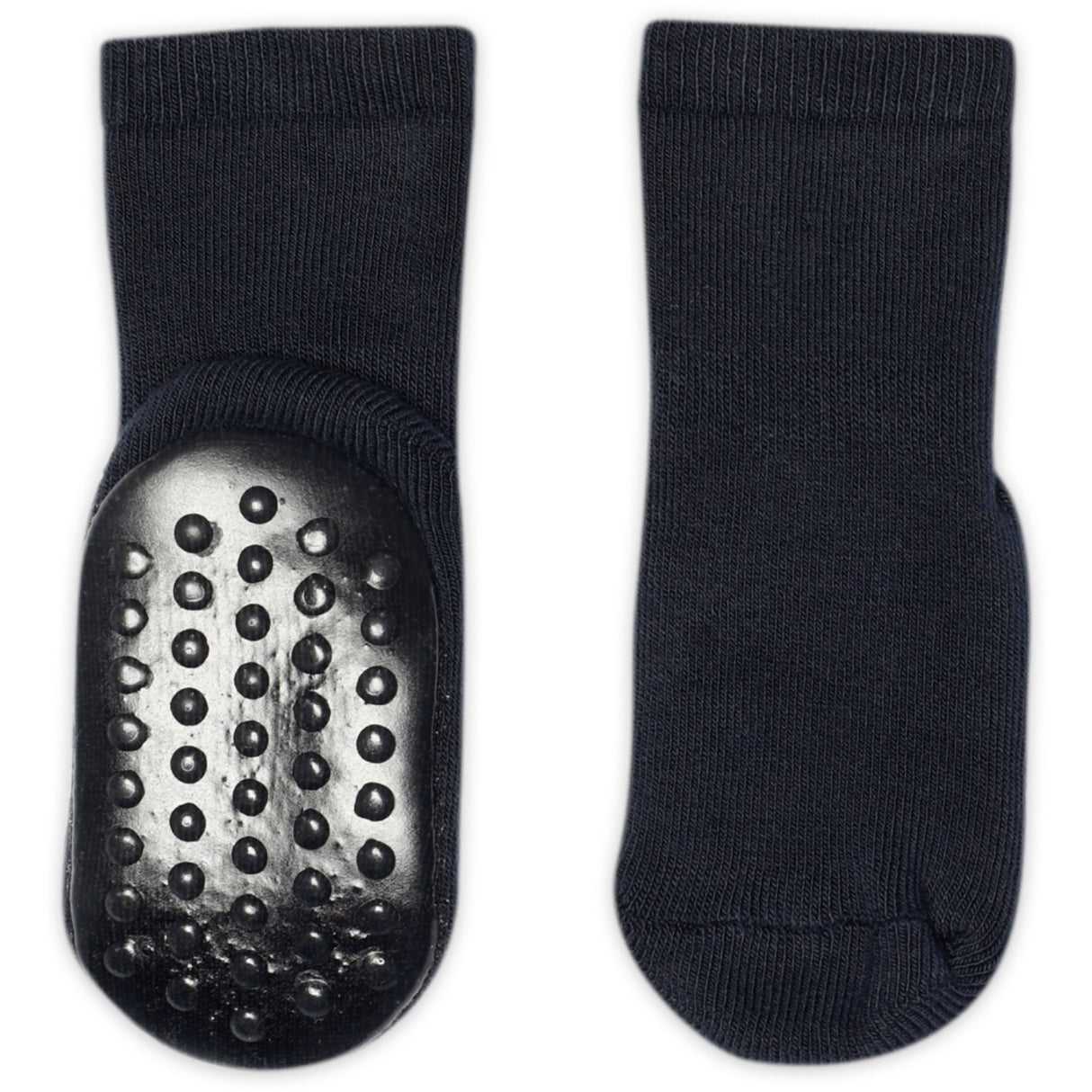 Gobabygo Navy Bomull Strumpor Anti-Slip