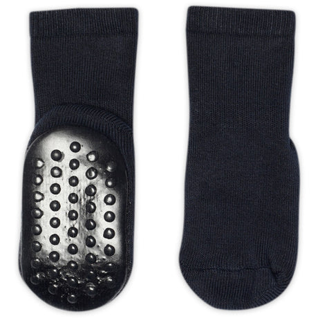 Gobabygo Navy Bomull Strumpor Anti-Slip