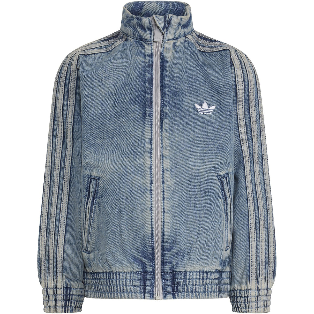 adidas Originals Worn Blue Denim Firebird Den Tt Jacka