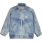 adidas Originals Worn Blue Denim Firebird Den Tt Jacka