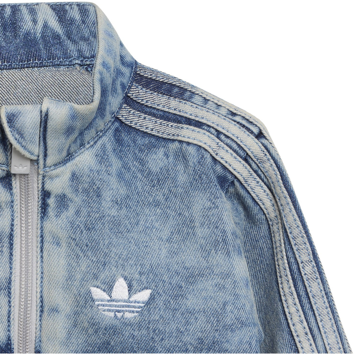 adidas Originals Worn Blue Denim Firebird Den Tt Jacka