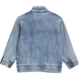 adidas Originals Worn Blue Denim Firebird Den Tt Jacka