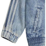 adidas Originals Worn Blue Denim Firebird Den Tt Jacka