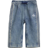 adidas Originals Worn Blue Denim Firebird Den Tp Byxor