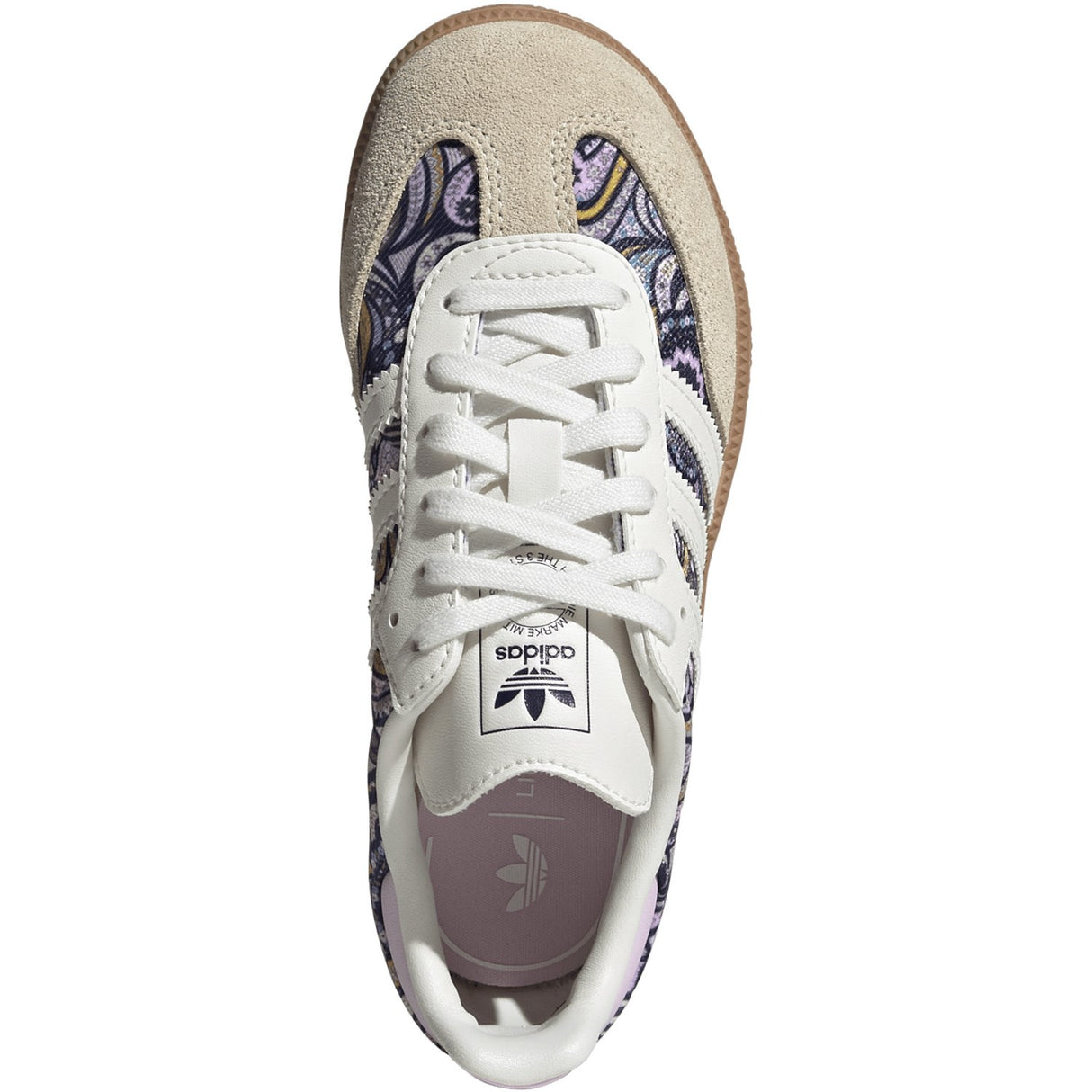adidas Originals Core White Orchid Fusion Gum 2 Samba Og C Sneakers