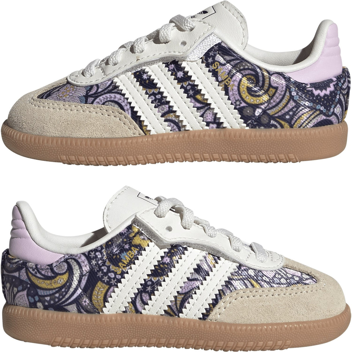 adidas Originals Core White Orchid Fusion Gum 2 Samba Og Cf El I Sneakers