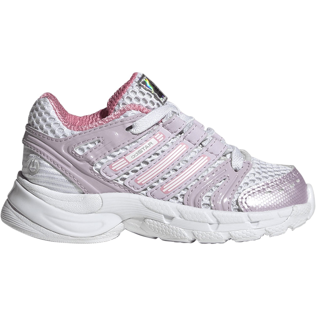 adidas Originals Ftwr White Ice Lavender Bliss Pink Adistar Control 5 Led El I Sneakers