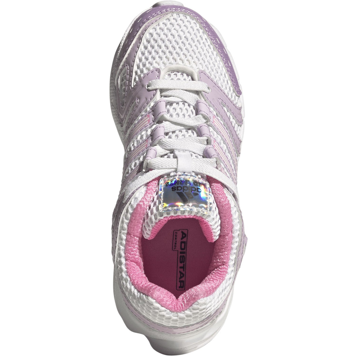 adidas Originals Ftwr White Ice Lavender Bliss Pink Adistar Control 5 Led El C Sneakers