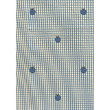 Flöss Light Blue Apple Gingham Ellis Täcke + Kudde Baby