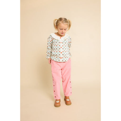Flöss Cream Multi Floral Annabelle Cardigan