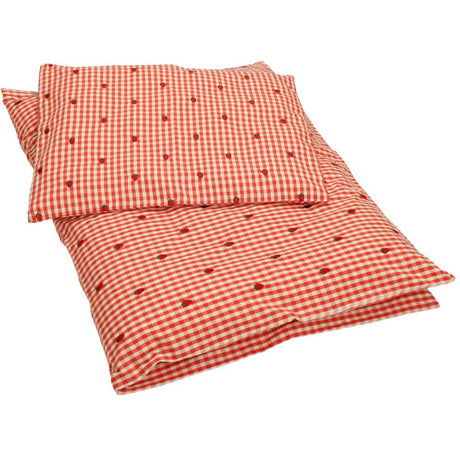 Flöss Berry Gingham Molly Täcke + Kudde Baby
