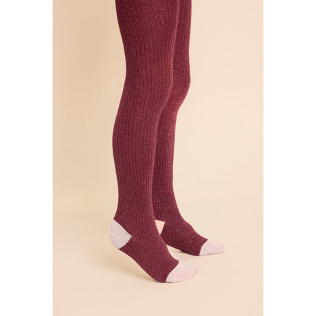 Flöss Cranberry-Pink Glitter 2-Pack Vera Strumpbyxar 2-Pack