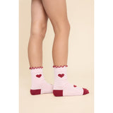 Flöss Cranberry Heart Mix 2-Pack Vigga Strumpor 2-Pack
