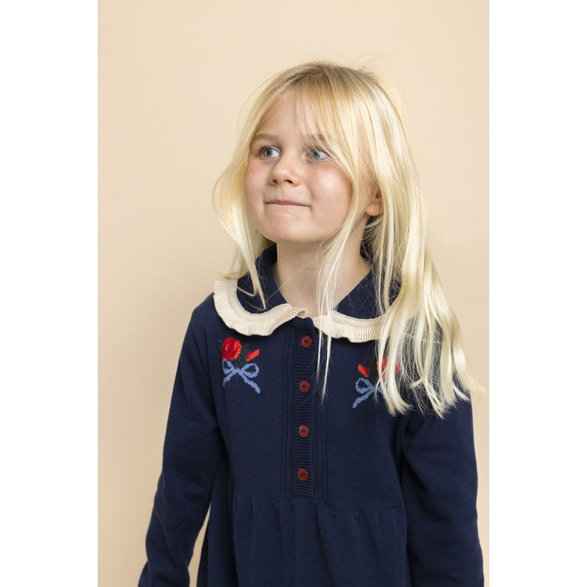 Flöss New Navy Bianca Klänning