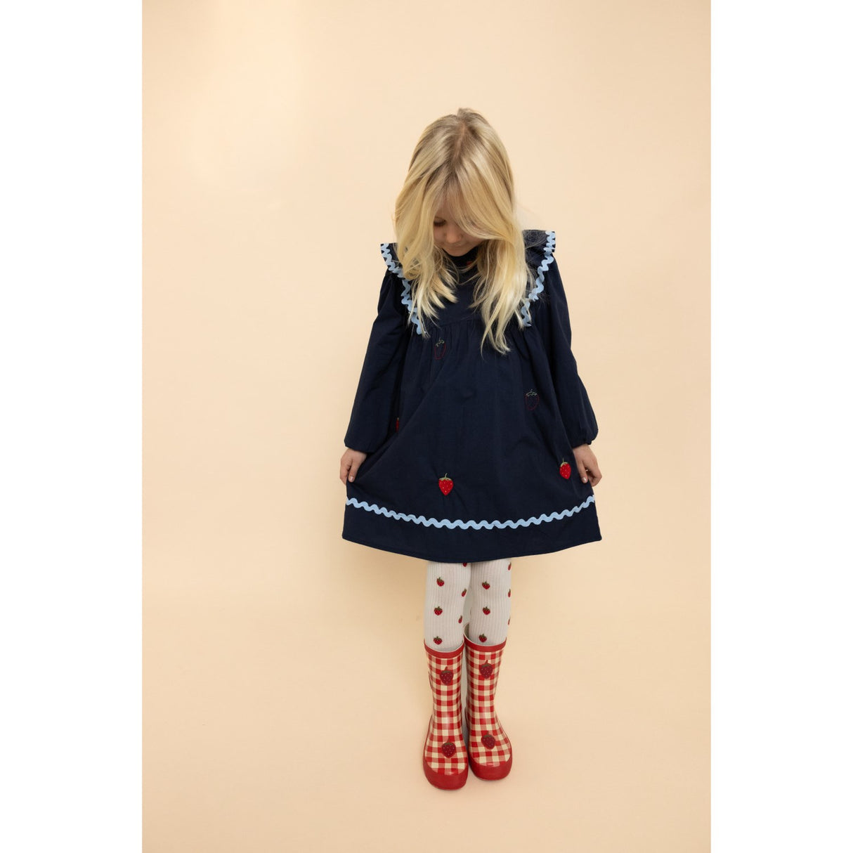 Flöss New Navy Hannah Klänning