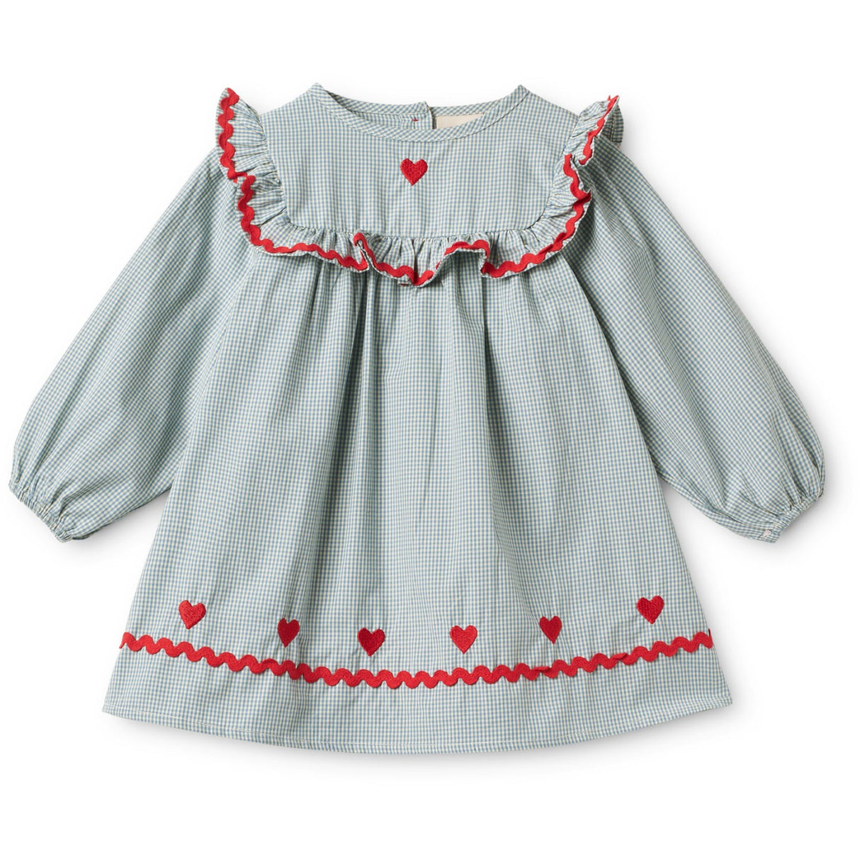 Flöss Light Blue Gingham Ellis Klänning