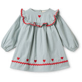 Flöss Light Blue Gingham Ellis Klänning