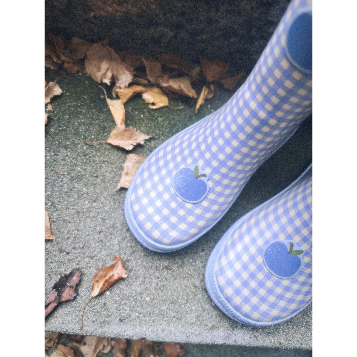 Flöss Apple Gingham Misty Rain Stövlar