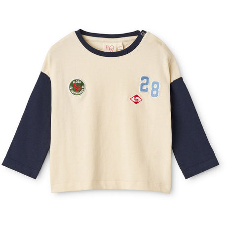 Flöss Gentle Cream-Navy Eskil Blus