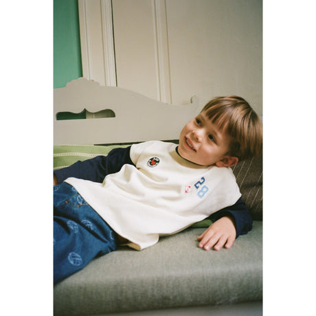 Flöss Gentle Cream-Navy Eskil Blus