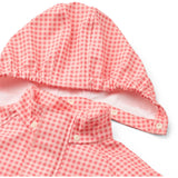 Flöss Pink Rose Gingham Dew Regnkläder Sett
