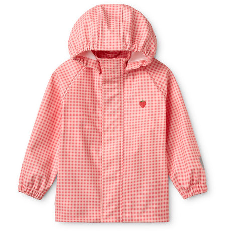 Flöss Pink Rose Gingham Dew Regnkläder Sett