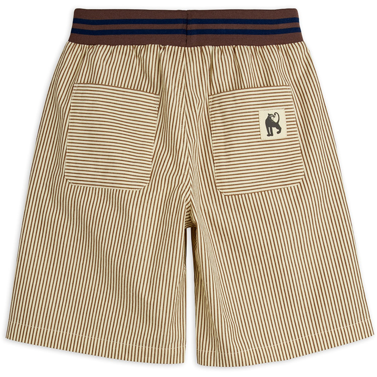 Mini Rodini Brown Poplin Yd Woven Shorts