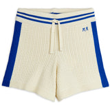Mini Rodini Off-White Cable Stickad Shorts