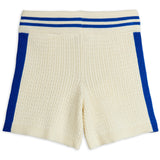 Mini Rodini Off-White Cable Stickad Shorts