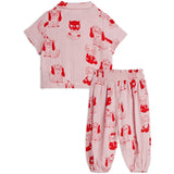Mini Rodini Pink Minibabies Aop Baby Sett