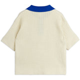 Mini Rodini Off-White Cable Stickad Pikétröja Skjorta