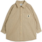 Mini Rodini Brown Poplin Yd Ls Skjorta