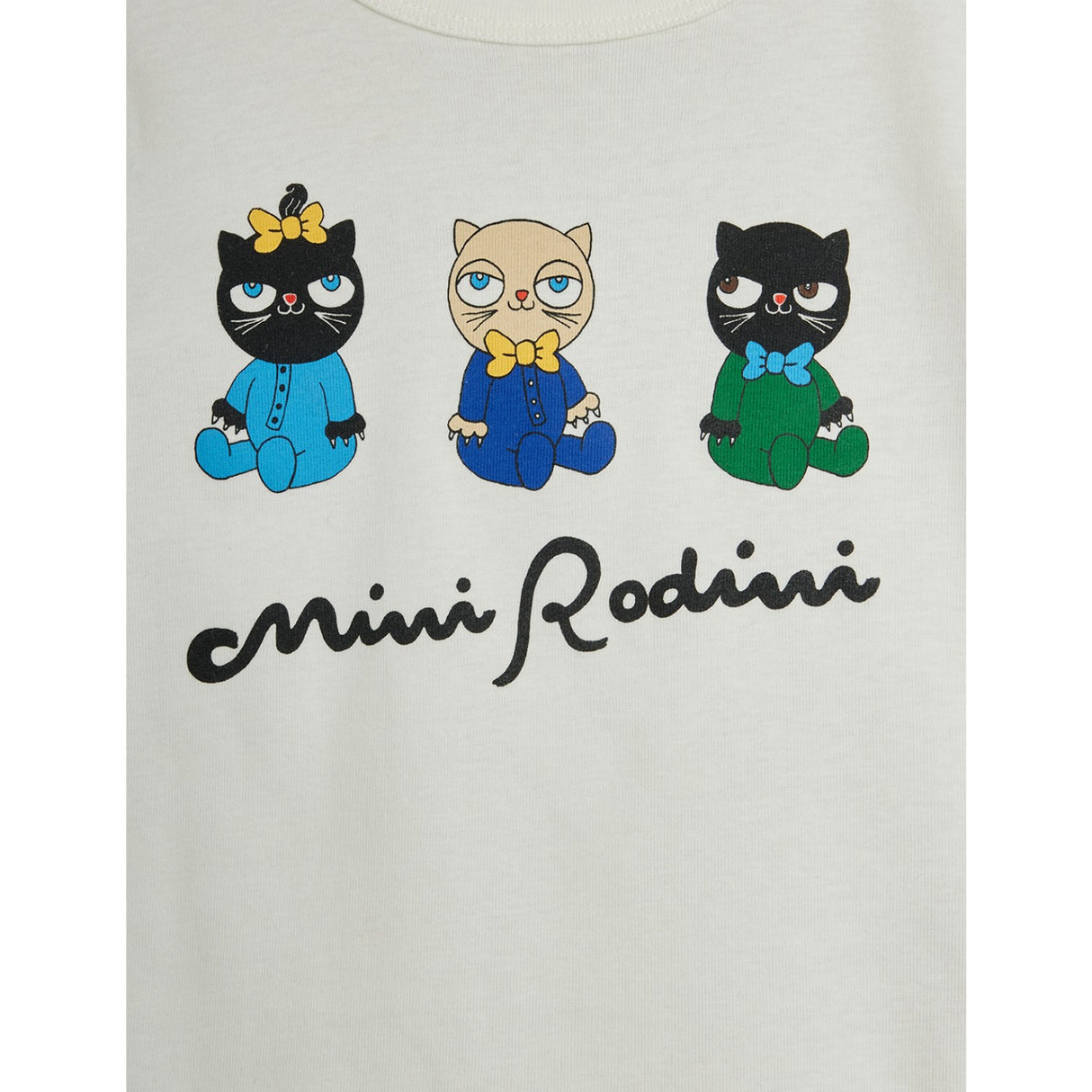 Mini Rodini White Minibabies Sp Ss Tee
