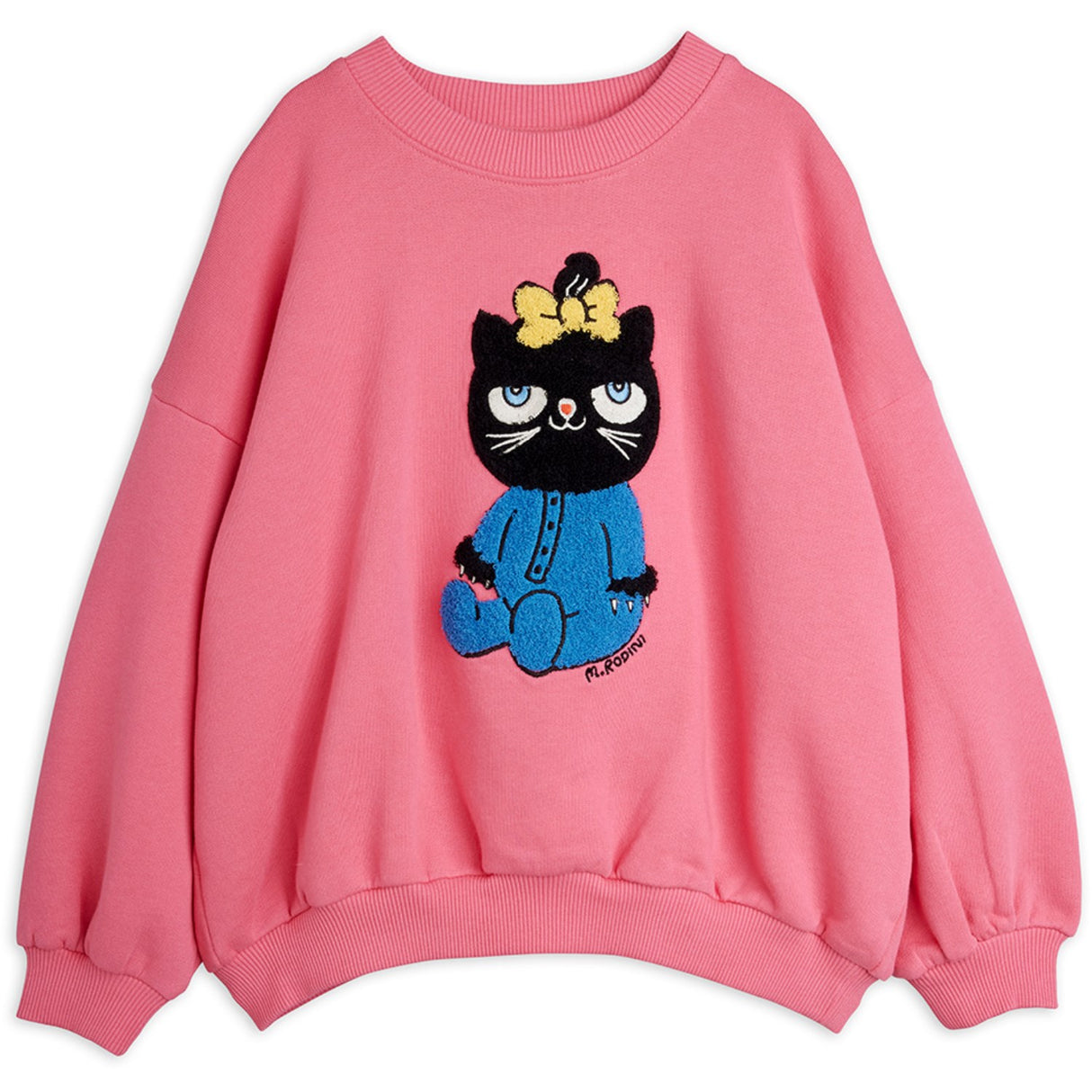 Mini Rodini Pink Kat Chenille Sweatshirt