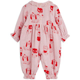 Mini Rodini Pink Minibabies Aop Woven Byxdress