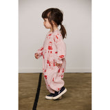 Mini Rodini Pink Minibabies Aop Woven Byxdress