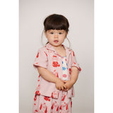 Mini Rodini Pink Minibabies Aop Baby Sett