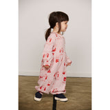 Mini Rodini Pink Minibabies Aop Woven Byxdress